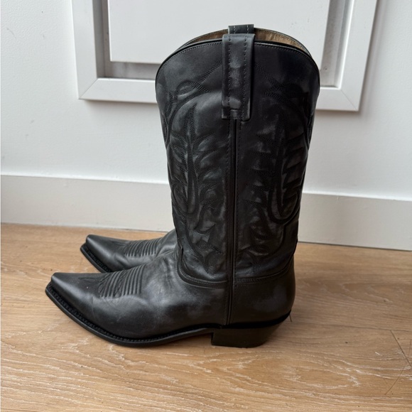 Black Cowboy Boots - Picture 3 of 5